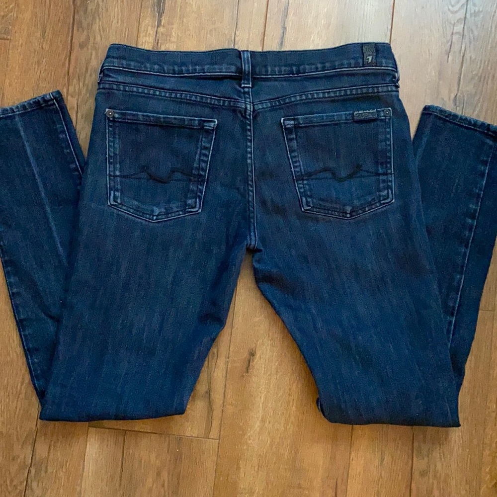 7 For All Mankind Gwenevere Skinny Jeans 30 10